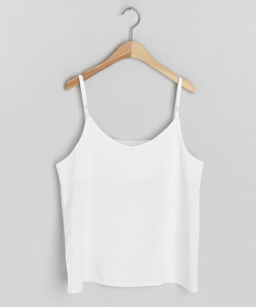 DHOLIC（ディーホリック）の「Vネックキャミソール（キャミソール・レディース・グリーン/パープル/ベージュ/ホワイト/ブラック・ONESIZE）」の2枚目の写真