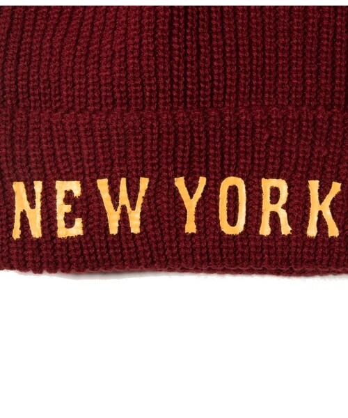 JUNRED（ジュンレッド）の「ロゴプリントニットキャップ（帽子・メンズ・ホワイト/ネイビー/ワイン・F）」の7枚目の写真