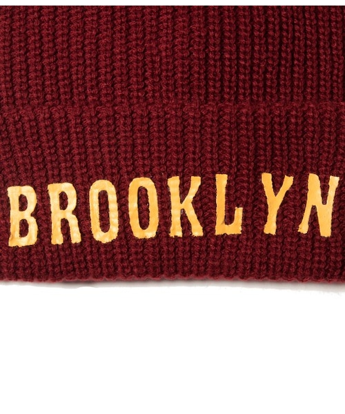 JUNRED（ジュンレッド）の「ロゴプリントニットキャップ（帽子・メンズ・ホワイト/ネイビー/ワイン・F）」の8枚目の写真