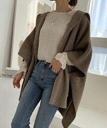 DHOLIC | フードボクシーカーディガン(カーディガン/ボレロ)