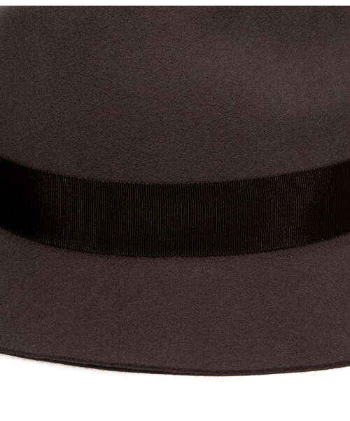 ADAM ET ROPE'（アダムエロペ）の「ウール中折れハット（帽子・レディース・ブラック/グレー/ベージュ・M）」の7枚目の写真