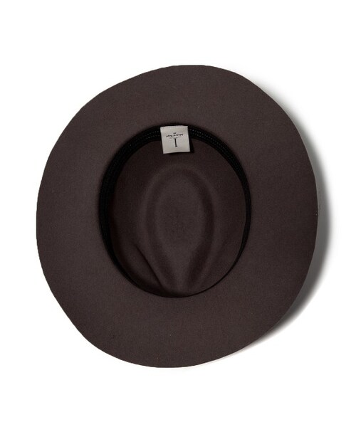 ADAM ET ROPE'（アダムエロペ）の「ウール中折れハット（帽子・レディース・ブラック/グレー/ベージュ・M）」の9枚目の写真