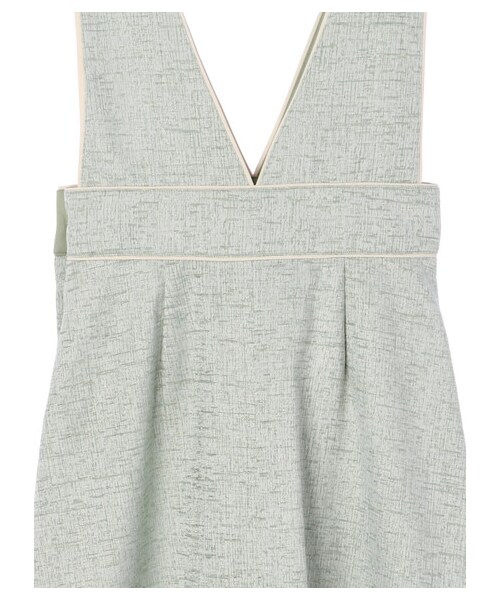 Green　Parks（グリーンパークス）の「・ELENCARE DUE ツィードジャンパースカート（ワンピース/ドレス・アイボリー/ベージュ/ミント・F）」の10枚目の写真