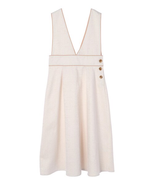 Green　Parks（グリーンパークス）の「・ELENCARE DUE ツィードジャンパースカート（ワンピース/ドレス・アイボリー/ベージュ/ミント・F）」の11枚目の写真