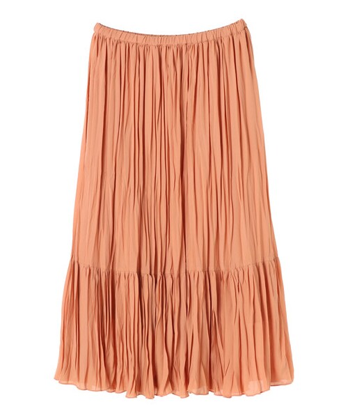 AMERICAN HOLIC（アメリカンホリック）の「プリーツティアードスカート（スカート・ライトグレー/チャコールグレー/オレンジ/ミント/フラワー・M/L）」の13枚目の写真