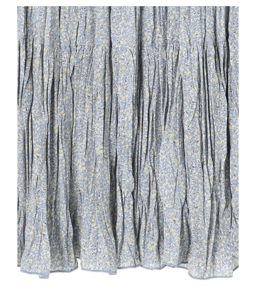 AMERICAN HOLIC（アメリカンホリック）の「プリーツティアードスカート（スカート・ライトグレー/チャコールグレー/オレンジ/ミント/フラワー・M/L）」の5枚目の写真