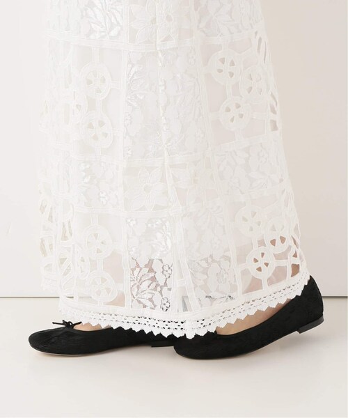 IENA（イエナ）の「IENA LA BOUCLE パッチワークレース スカート