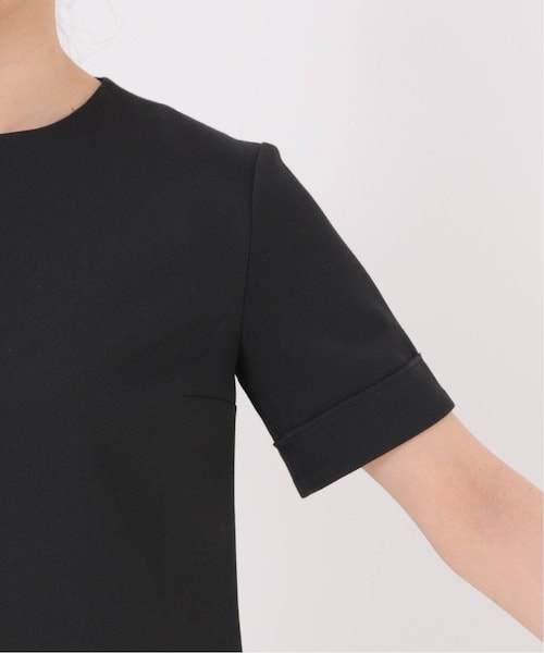 【美品】  MUSE de Deuxieme Classe / ミューズ ドゥーズィーエムクラス | 2021SS | 【VVB/ヴィヴィビー】ショートスリーブブラウス / ヴィクトリアベッカム | 34 | ブラック | レディース MUSE de Deuxieme Classe / ミューズ ドゥーズィーエムクラス