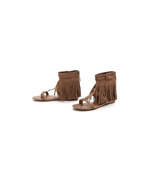 Koolaburra（クーラブラ）の「Koolaburra Venus Fringe Sandals（サンダル・Chestnut・9）」の3枚目の写真