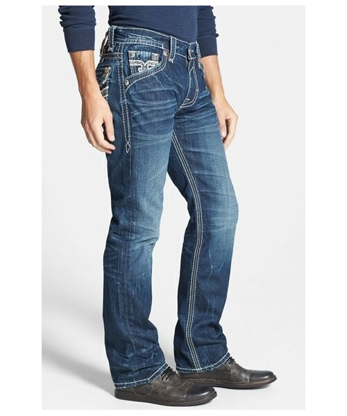 Rock Revival(ロックリバイバル)の「Rock Revival Straight Leg Jeans (Ilion)(デニムパンツ・Ilion・Regular 32/Regular 34/Regular 33/Regular 36/Regular 38/Regular 29/Regular 31/Regular 40/Regular 30)」の4枚目の写真