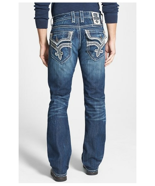 Rock Revival(ロックリバイバル)の「Rock Revival Straight Leg Jeans (Ilion)(デニムパンツ・Ilion・Regular 32/Regular 34/Regular 33/Regular 36/Regular 38/Regular 29/Regular 31/Regular 40/Regular 30)」の5枚目の写真