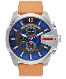 DIESEL | DIESEL® Chronograph Leather Strap Watch, 51mm(アナログ腕時計)