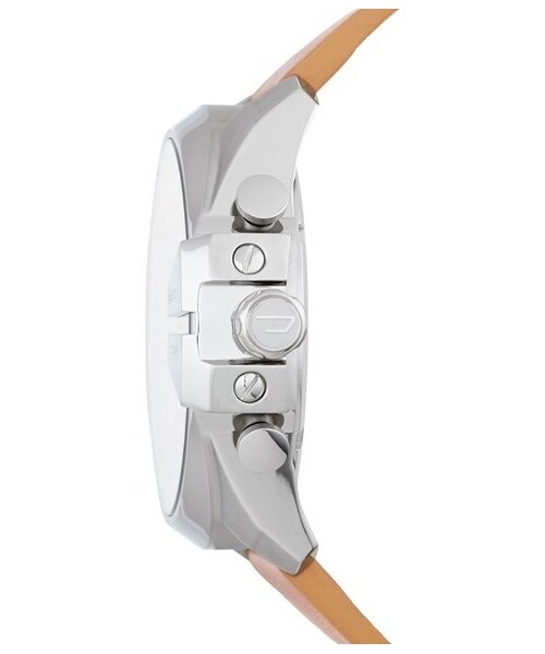 DIESEL(ディーゼル)の「DIESEL® Chronograph Leather Strap Watch, 51mm(アナログ腕時計・Tan/ Blue)」の2枚目の写真