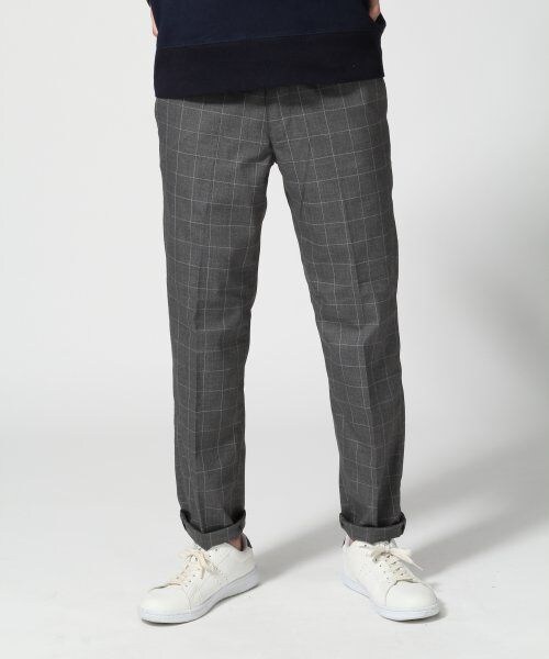 GLOBAL WORK(グローバルワーク)の「【高品質素材】イージーパンツ(パンツ・メンズ・ブラックストライプ09/グレーチェック15/グレー千鳥柄18・M/L)」の2枚目の写真