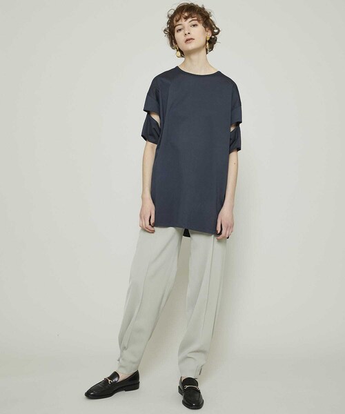 FEMMENT（ファモン）の「ギザコットンジャージースリットTシャツ