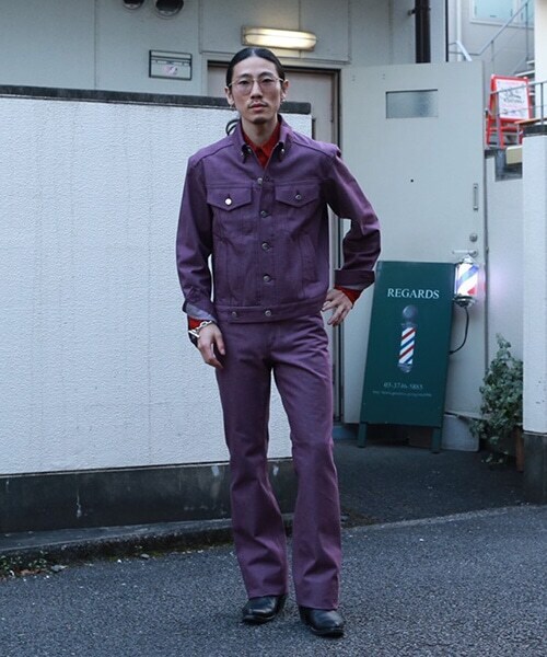 LITTLEBIG（リトルビッグ）の「Bootcut Denim（パンツ・メンズ・BLUE/PURPLE・44/46）」の2枚目の写真