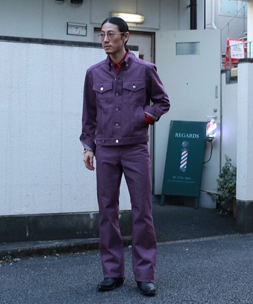 LITTLEBIG（リトルビッグ）の「Bootcut Denim（パンツ・メンズ・BLUE/PURPLE・44/46）」の3枚目の写真