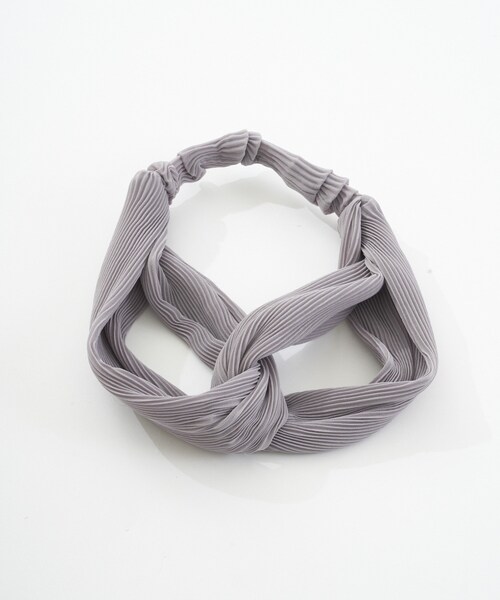 3coins（3coins）の「プリーツターバン（その他ヘアアクセサリー・アイボリー/その他/グレー/ブラック・0）」の2枚目の写真