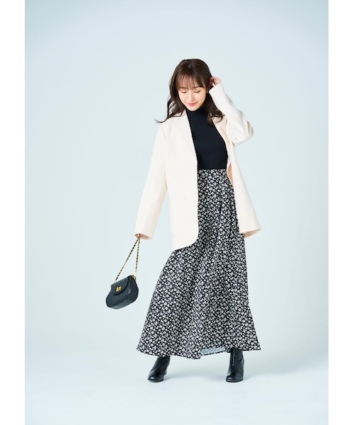 N WITH.（エヌウィズ）の「Springテーラードジャケット（テーラードジャケット・レディース・アイボリー/ブルー系/カーキ・FREE）」の2枚目の写真