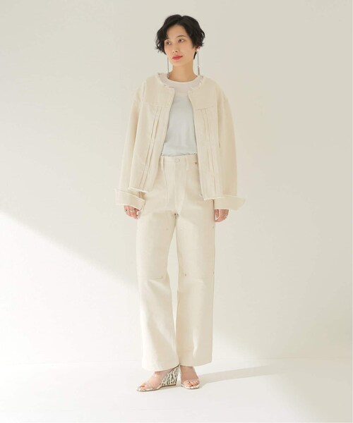 TANAKA アイボリー ワークパンツ