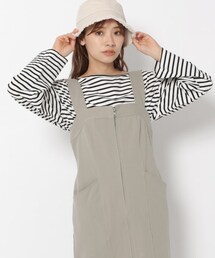 mysty woman | バックオープンボーダーTシャツ(トップス)