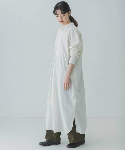 かぐれ（カグレ）の「コットンシルクシャツワンピース（）」 - WEAR