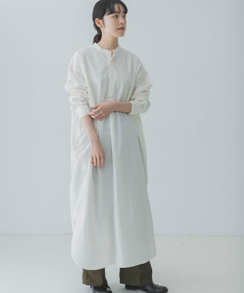 かぐれ（カグレ）の「コットンシルクシャツワンピース（）」 - WEAR