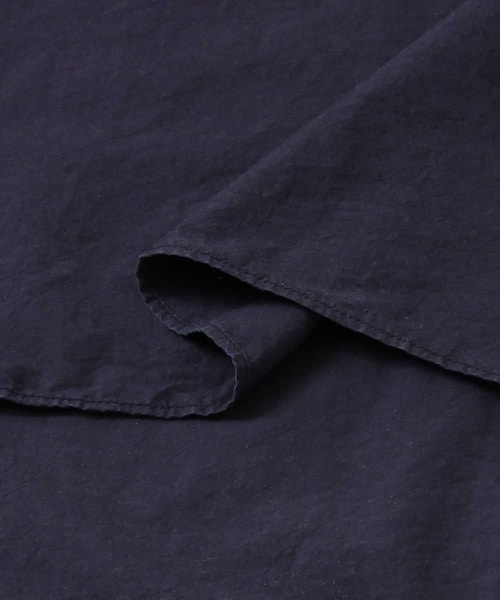 かぐれ⟡.·コットンシルク　ロングシャツワンピース　ネイビー　定価2万 かぐれ（カグレ）の「コットンシルクシャツワンピース（）」 - WEAR