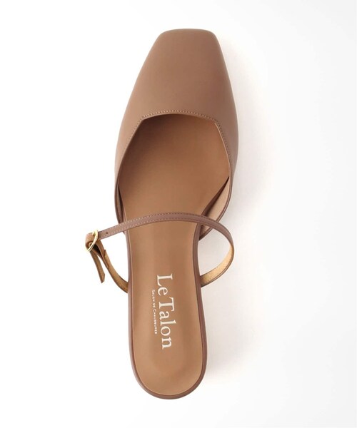 LE TALON(ルタロン)の「3.5cmスクエアストーンヒールミュール(シューズ・ナチュラル/S/残り3点/M/在庫あり/L/XL)」の8枚目の写真