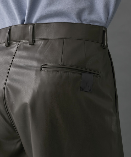 N.HOOLYWOOD(N.ハリウッド)の「LEATHER HALF PANTS(パンツ・メンズ・BLACK/BROWN・36/38)」の8枚目の写真