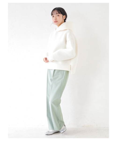 earth music&ecology(アースミュージックアンドエコロジー)の「【Special Price】新色追加【WEB限定】センタープレスストレートパンツ(パンツ・ライトベージュ/ミント/ブルー/ディープパープル/ローズ/チョコレート・S/M)」の22枚目の写真