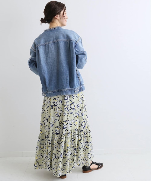 IENA（イエナ）の「《予約》リメイクタックデニムブルゾン◇（）」 - WEAR