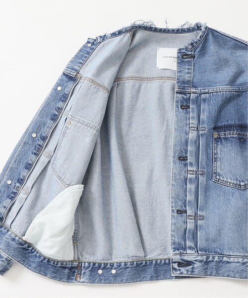 IENA（イエナ）の「《予約》リメイクタックデニムブルゾン◇（）」 - WEAR