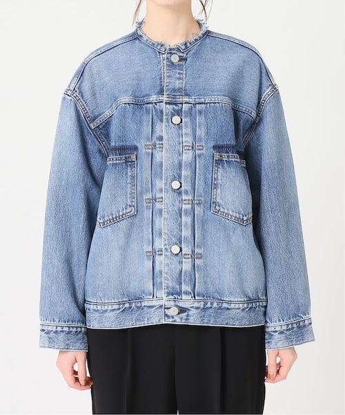 IENA（イエナ）の「《予約》リメイクタックデニムブルゾン◇（）」 - WEAR