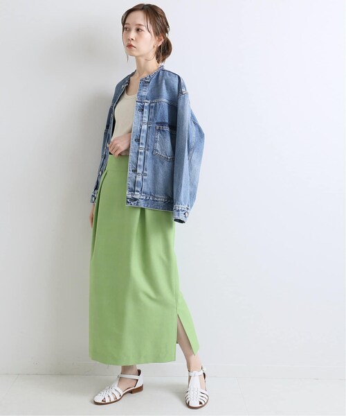 IENA（イエナ）の「《予約》リメイクタックデニムブルゾン◇（）」 - WEAR