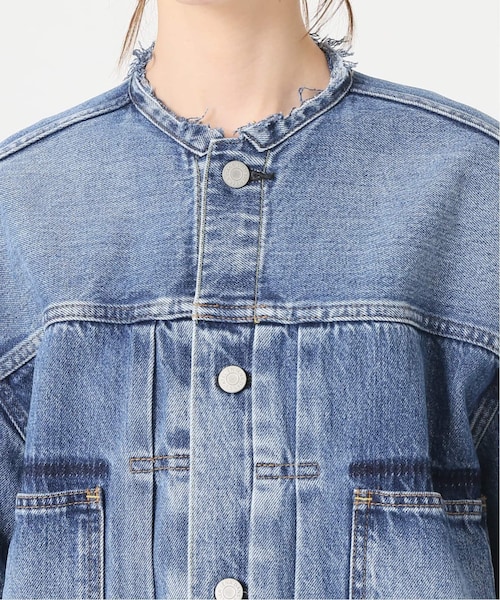 IENA（イエナ）の「《予約》リメイクタックデニムブルゾン◇（）」 - WEAR