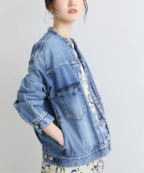 IENA（イエナ）の「《予約》リメイクタックデニムブルゾン◇（）」 - WEAR