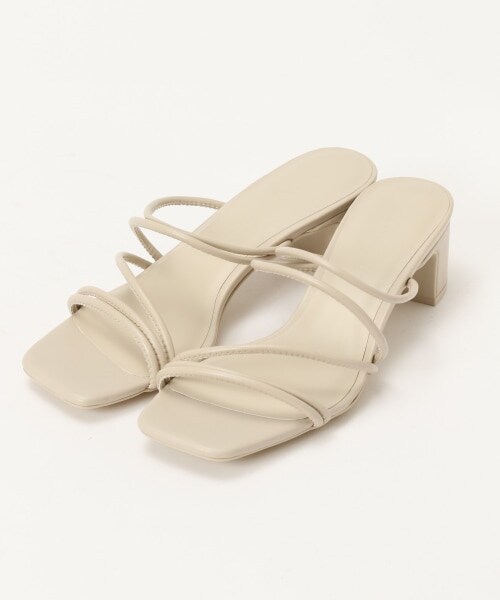 LOWRYS FARM(ローリーズファーム)の「ラインヒールサンダル(シューズ・オフ/ブラック/ゴールド/ブラウン/パープル)」の15枚目の写真