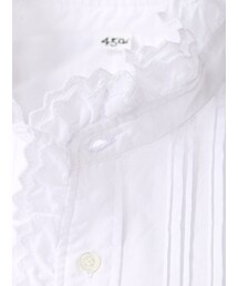 お値下げ❣️ 45R◾️ タペットカットワークの四角ブラウス44,000円　サイズ3 45R（フォーティファイブアール）の「タペットのカットワーク
