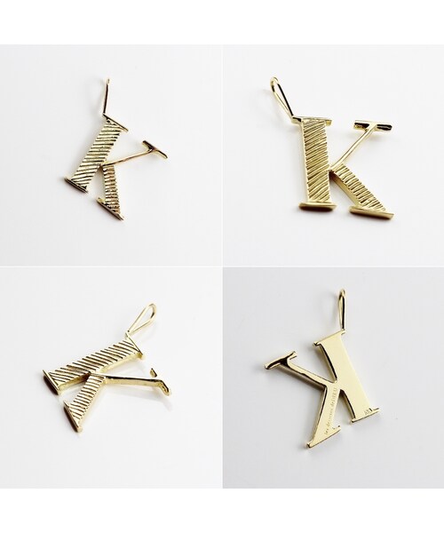 les desseins de DIEU（レデッサンドゥデュー）の「レ デッサン ドゥ デュー 983 ポップアート イニシャル チャーム（チャーム・レディース・ゴールド・free）」の3枚目の写真