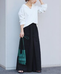 JOURNAL STANDARD（ジャーナルスタンダード）の「《予約》リネン タックキュロット◆（パンツ）」