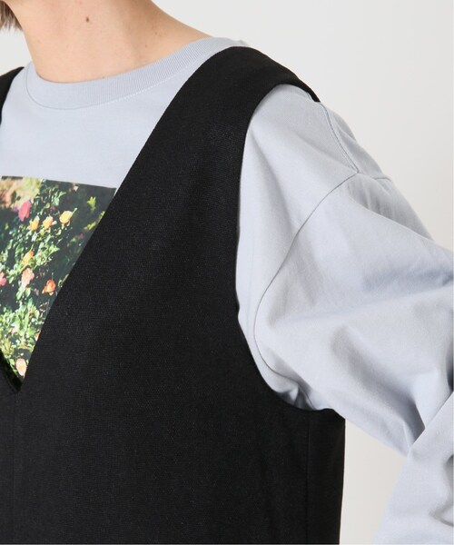 B.C STOCK（ベーセーストック）の「Vネック2WAYジャンスカ（ワンピース/ドレス・ブラック/フリー/在庫あり）」の13枚目の写真