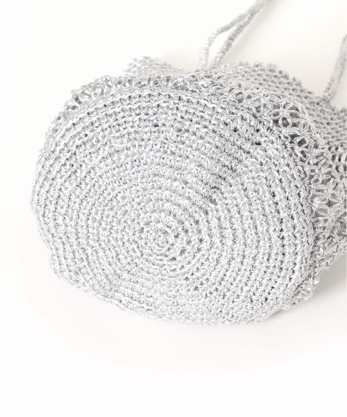 LE TALON（ルタロン）の「《予約》BAGMATI メタリックコードバッグ◆（バッグ・ゴールド/フリー/在庫あり）」の7枚目の写真