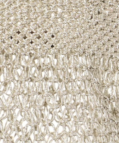 LE TALON（ルタロン）の「《予約》BAGMATI メタリックコードバッグ◆（バッグ・ゴールド/フリー/在庫あり）」の11枚目の写真