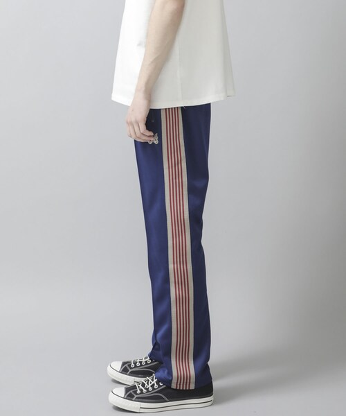 Needles（ニードルス）の「STUDIOUS限定 Narrow Track Pant（パンツ・メンズ・BLACK/BLUE・0(XS)/1(S)/2(M)/3(L)/4(XL)）」の3枚目の写真