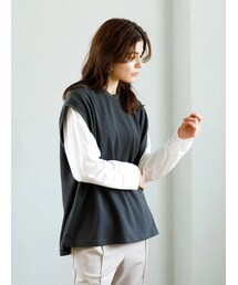 koe（コエ）の「【2点SET】サカリバニット ベストx ロンTセット（その他）」
