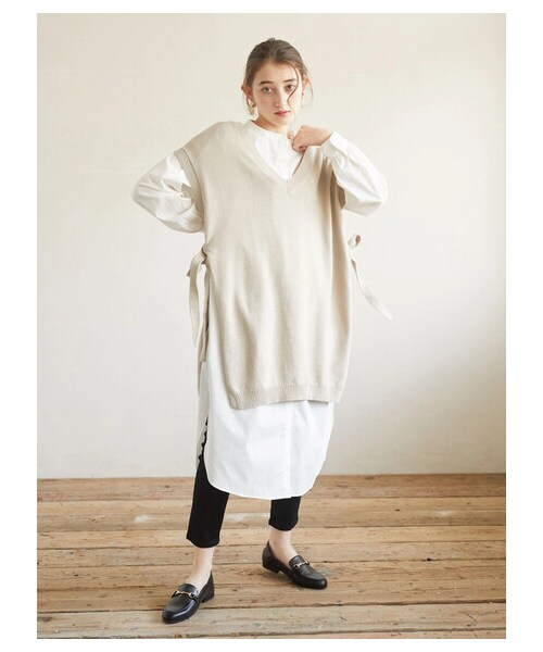 earth music&ecology（アースミュージックアンドエコロジー）の「スキスキスキニー(BK)（パンツ・ブラック・S/M/L）」の13枚目の写真