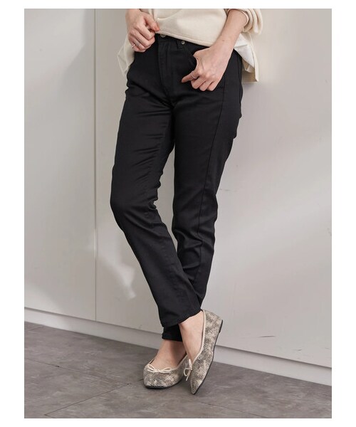 earth music&ecology（アースミュージックアンドエコロジー）の「スキスキスキニー(BK)（パンツ・ブラック・S/M/L）」の20枚目の写真