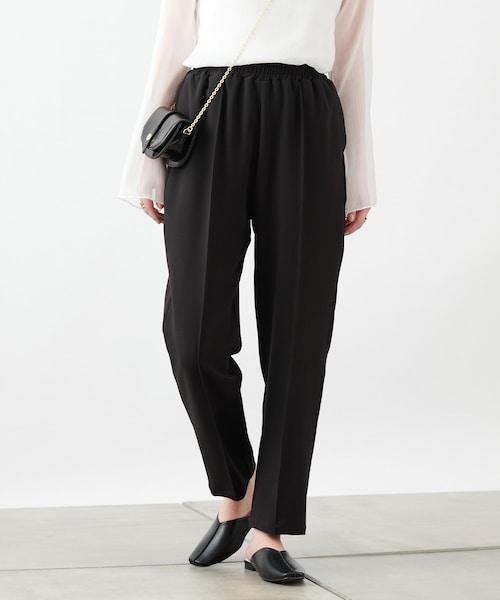 COLONY 2139（コロニートゥーワンスリーナイン）の「TRストレッチセンターシームイージーパンツ（その他パンツ・レディース・グリーン/ブルー/ブラック・S/M/L）」の2枚目の写真