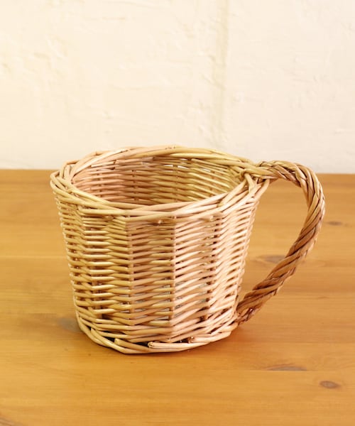 Salut サリュ サリュ の 再入荷 柳コップ型バスケット Sサイズ 収納グッズ Wear